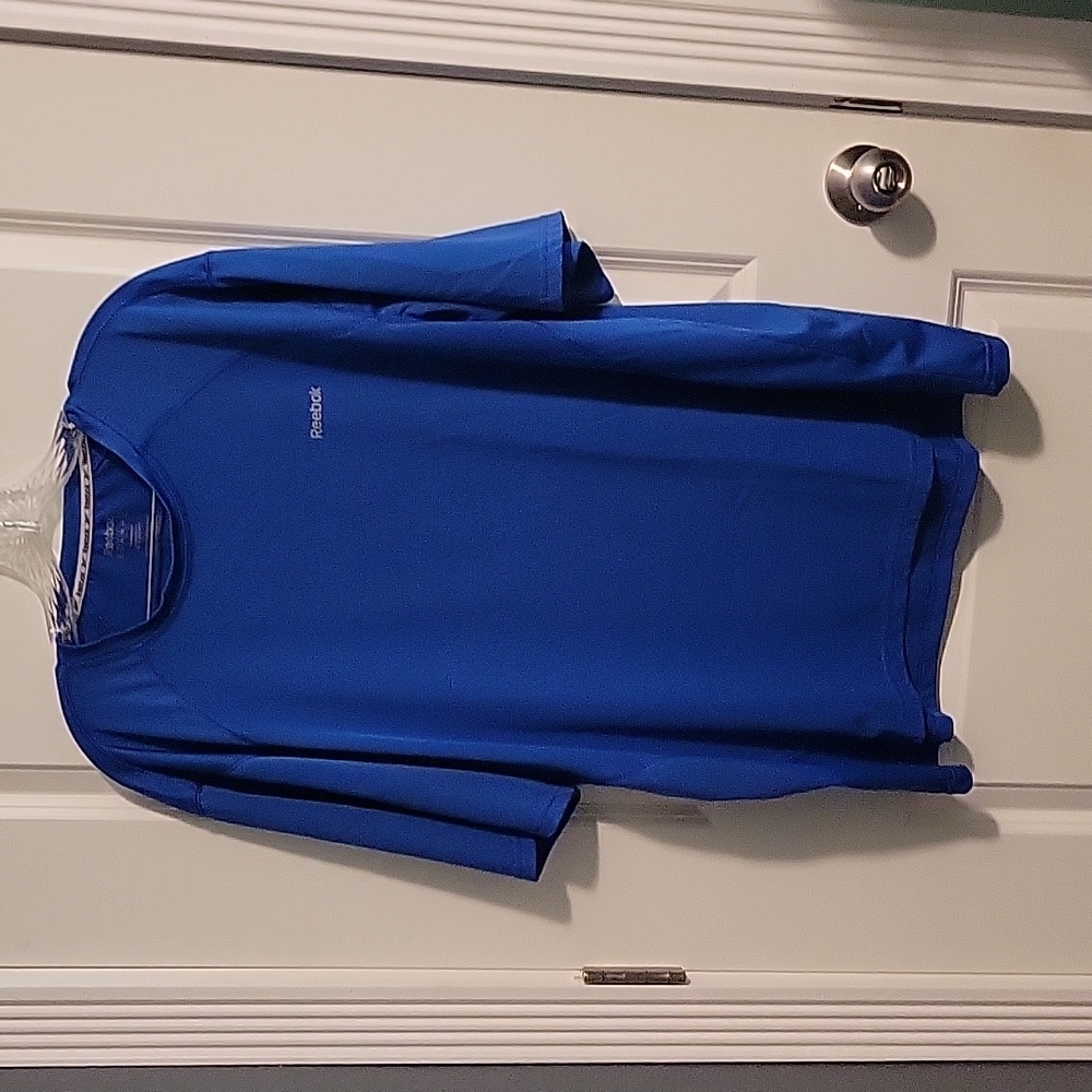 Reebok royal blue dry fit shirt